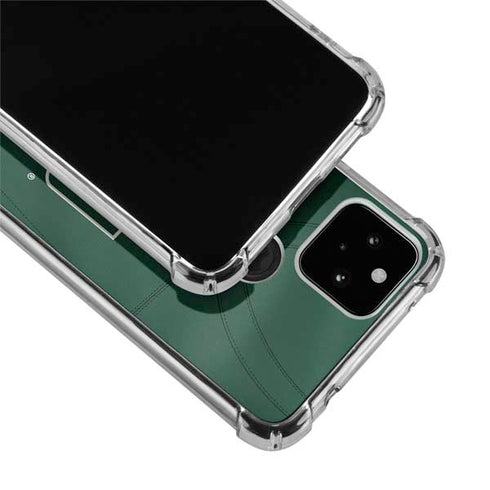 University of Miami Green Jersey Google Pixel 5 Clear Case